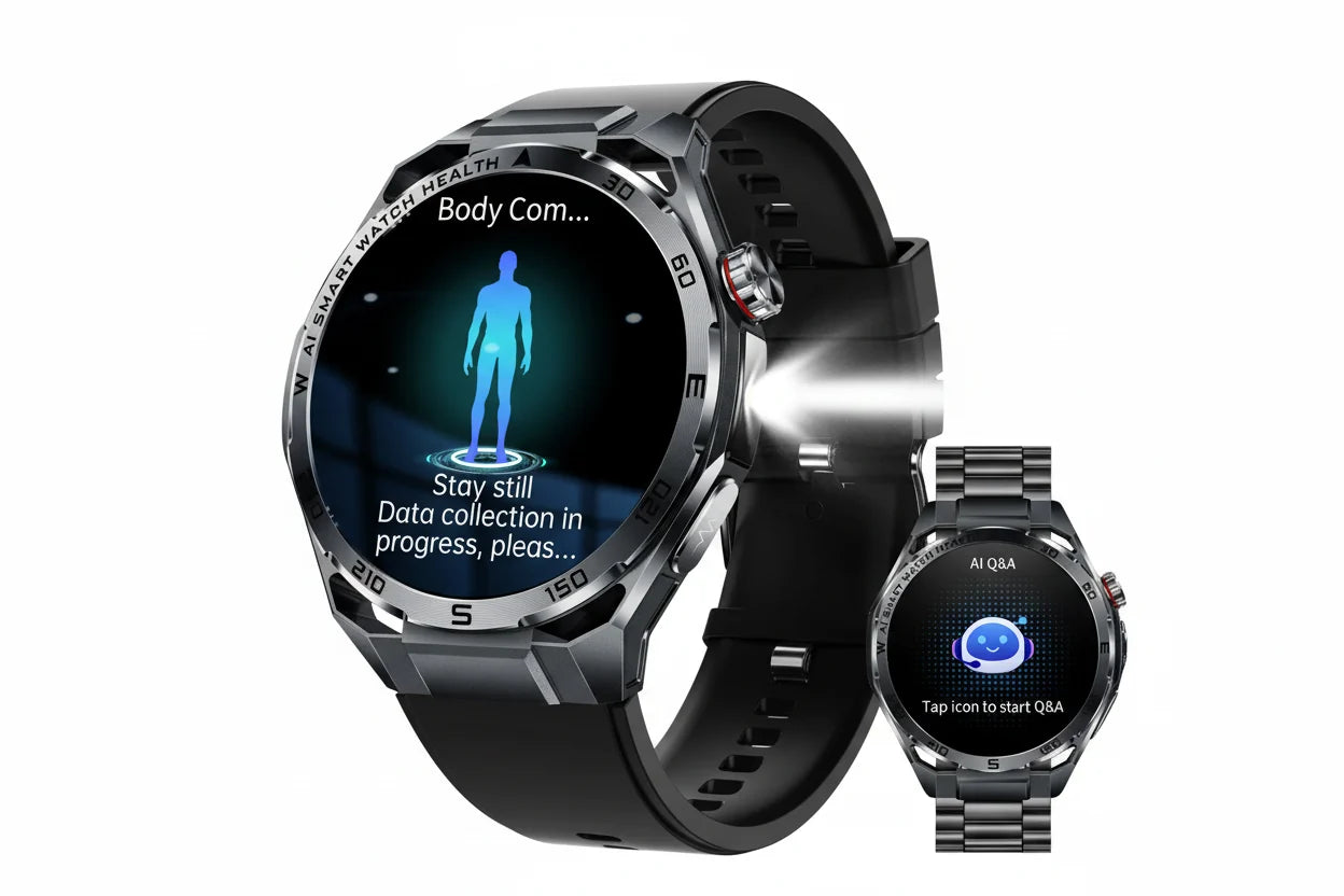 NNEOBA AI Health Smartwatch-0